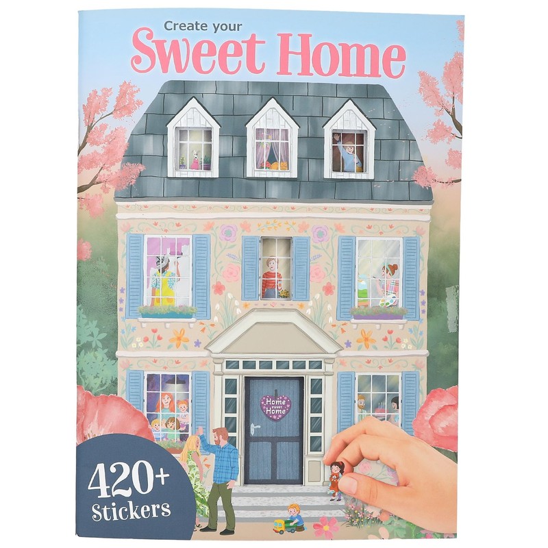 Depesche 13806 Create Your Sweet Home Sticker Book