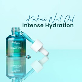 Earth Rhythm Kukui Nut Face Oil for Skin & Hair | Soothes irritated skin, Improve Hydration, Tames Frizz | Men & Women - 20ml
