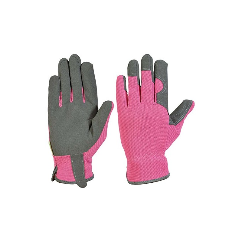 VERDEMAX Women's 4972 Professional Garden Gloves (Size S), Pink, 27cm15cm2cm