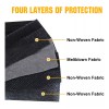 Diolv Disposable Face Mask Adult 4 Layer Mens Breathable Fac