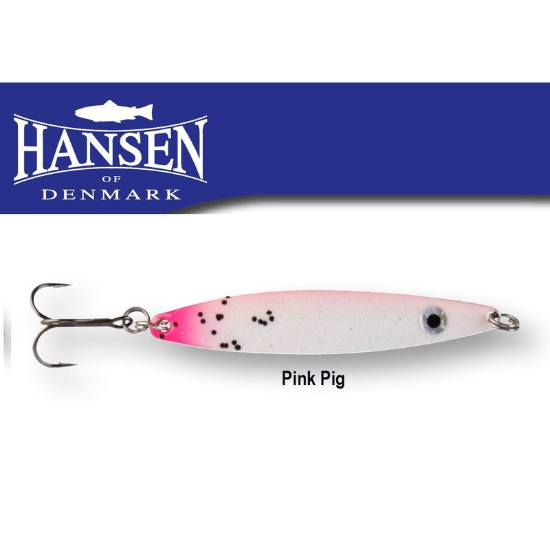 Unbekannt Hansen Fight 7,6cm Meerforellenblinker, Gewicht:18g, Farbe:White