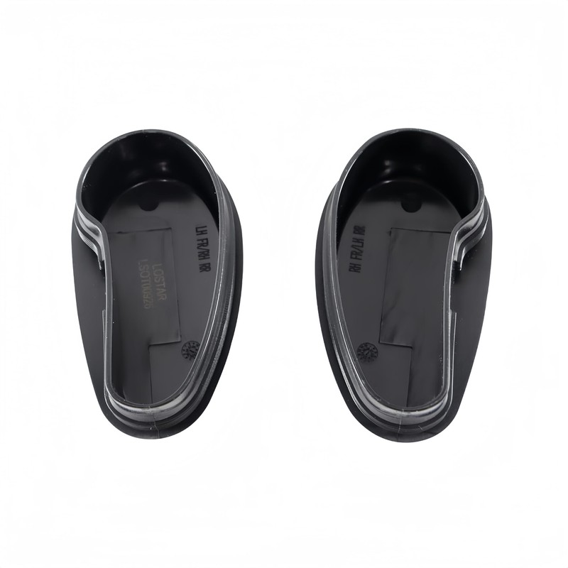 POETRYXIAO Chrome Tubular Running Board End Cap Cover for 2009-2020