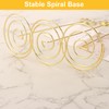 LDXDRU 20 Pack Metal Table Number Holder, 22cm Wedding Golden