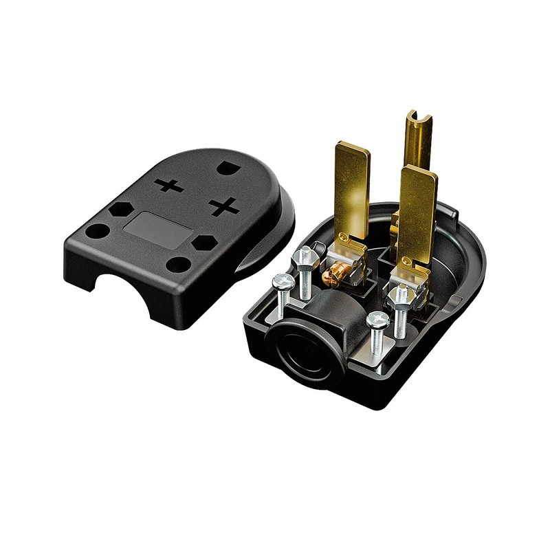 2-in-1 Nema 6-30P/6-50P Plug 30/50 Amp 250 Volt Angle Plug,