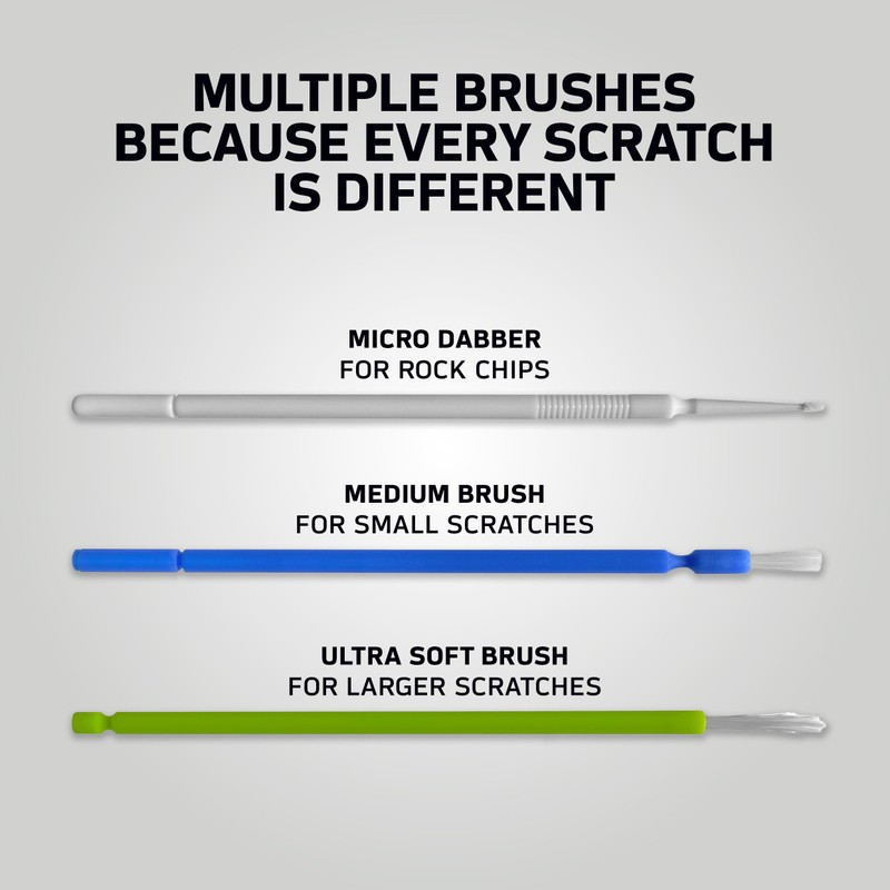 ScratchesHappen Exact-Match Touch Up Paint Kit - Atomic Silver (1J7)