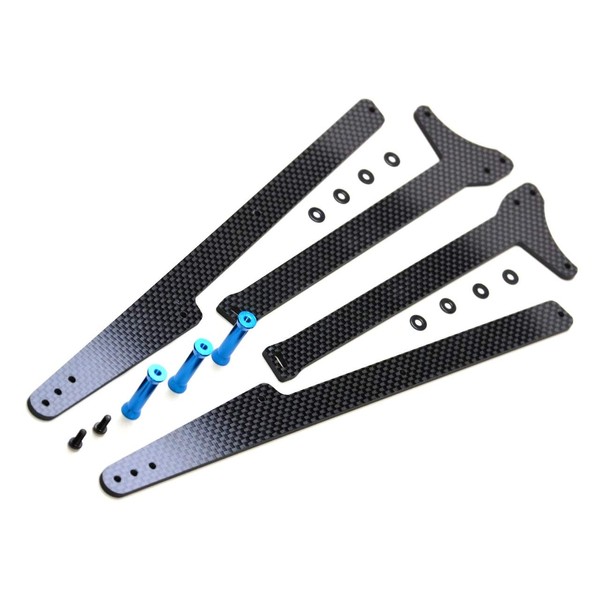 EXOTEK RACING LLC Dr10 Wheelie Bar St 12 Carbon Alloy