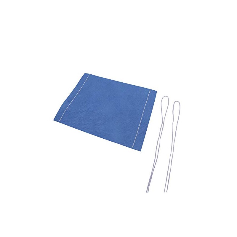 Cubrebocas de 2 capas paquete con 100 piezas (Azul cielo)