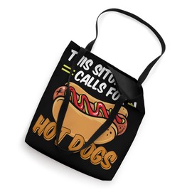 Funny Hot Dogs Tote Bag
