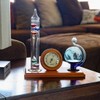 Lily's Home Analog Weather Station, with Galileo Thermometer, Glass Barometer,