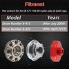 KPALAG Aluminum Trailer Axle Hub Oil Bath Cap Wrench Compatible
