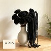 4 PCS Black Artificial Yarn Amaranthus for Decor