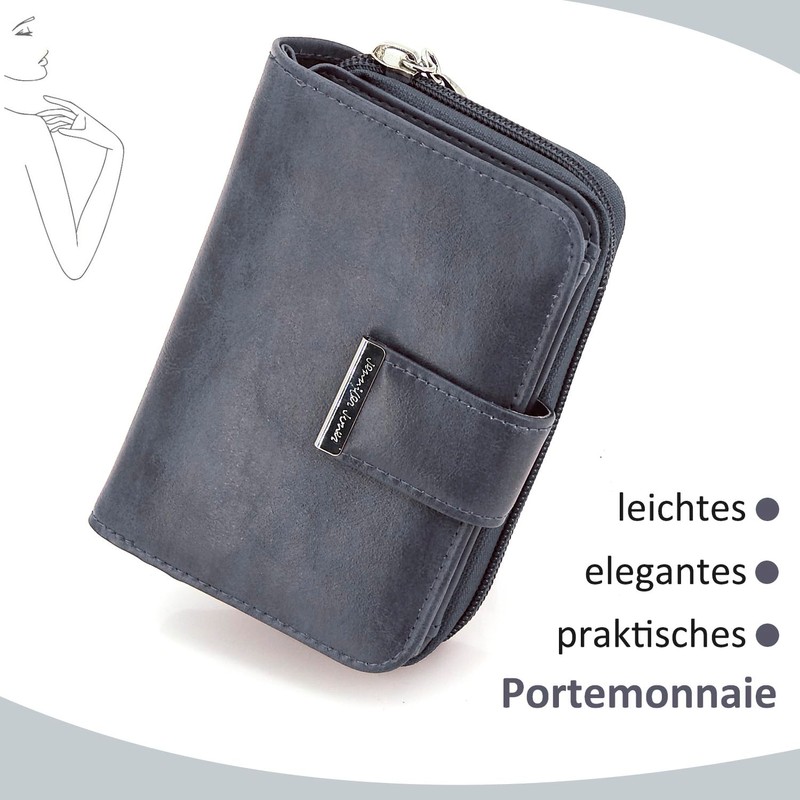 ekavale Wallet 1104, gray, Classic