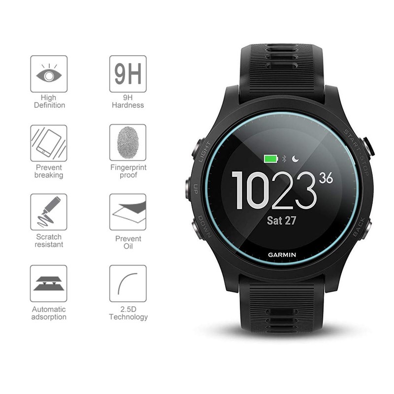 Diruite 4-Pack for Garmin Forerunner 935 Screen Protector, 2.5D 9H