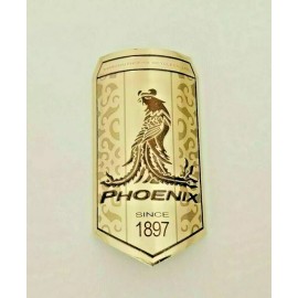 Phoenix Bike, SINCE 1897, Vintage Style, Gold Style Head Badge, Curved NEW