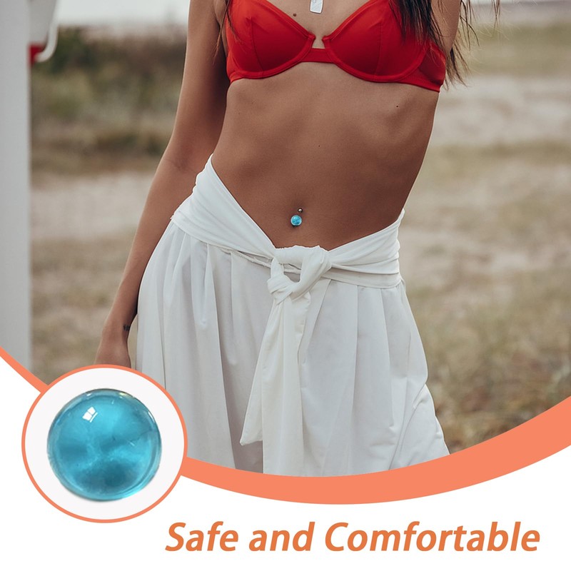 12PCS Ball-Shape Belly Button Plug Post Tummy Tuck Belly Button