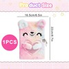 DERJDISF Plush Diary - Secret Diary with Lock for Adolescents