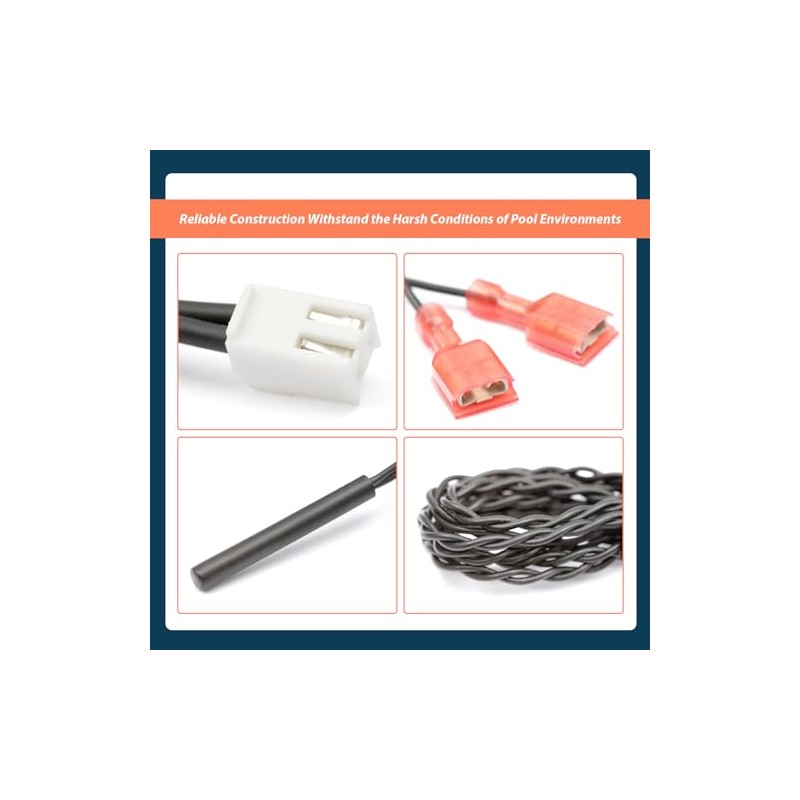 Lisnhlin ECS6105 Water Temperature Sensor Compatible with AquaCal Pool Heater