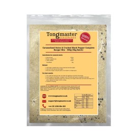 Caramelised Onion & Cracked Black Pepper Complete Burger Mix - 500g (5kg Batch)