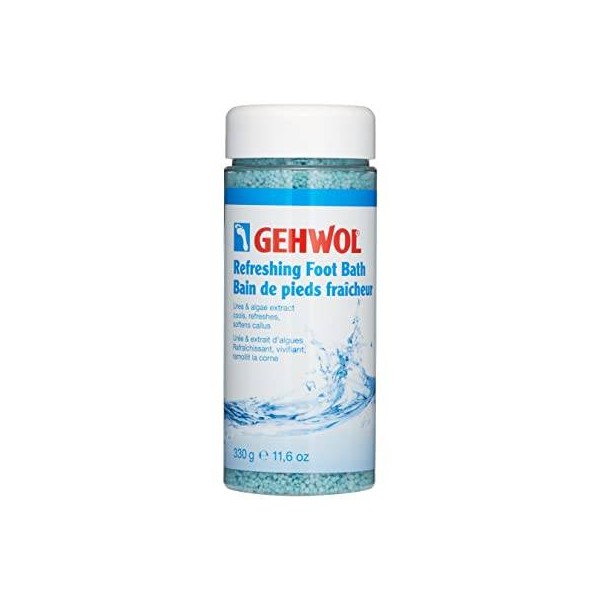 GEHWOL REFRESHING FOOT BATH WITH UREA& ALGAE EXTRACT. COOLS- REFRESHES-