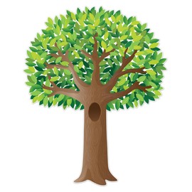 CTP Apple Time Jumbo Tree Bulletin Board Set - Classroom, Homeschool (#10994 Creative Teaching Press)