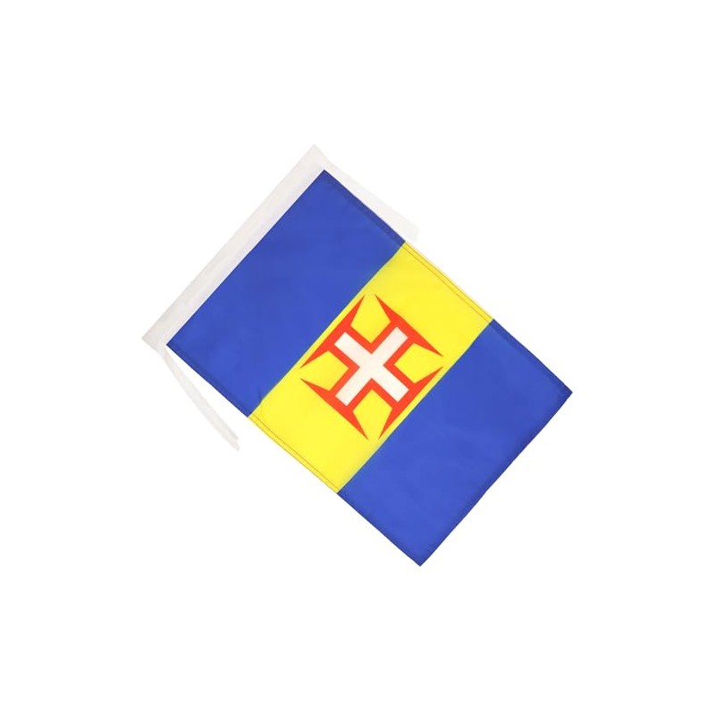 AZ FLAG Madeira Flag 18'' x 12'' cords - Portugal