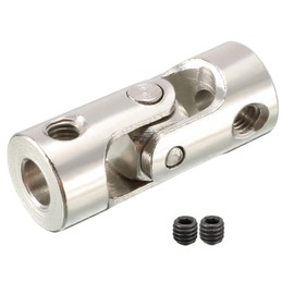 sourcing map 4mm to 4mm Inner Dia Rotatable Universal Steering Shaft U Joint Coupler L23XD9