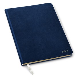 Gallery Leather Large Blank Sketchbook - Acadia Navy - 9.75"x7.5"