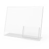 FixtureDisplays 11x8.5 Clear Sign Holder Business Card Acrylic Literature Display