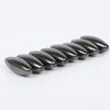 37mm Hematite Oval Magnetic Balls, 8 Pieces Snake Eggs Magnets