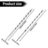 Ultra Long Wood Auger Drill Bit, 6mm/8mm*230mm Auger Hex Shank