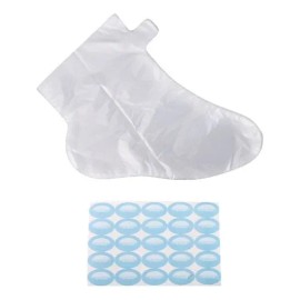 100 Pzs Guantes Bolsa Para Pies Desechables Impermeables
