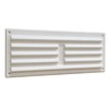 TIMCO Timloc White 9x3 Plastic Internal Louvre Grille Vent Fly