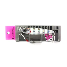 JACKALL Metal Jig, Big Backer Jig, 3.1 inches (78 mm), 2.1 oz (60 g), Glow Stripe/Border Holo