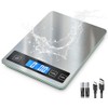 Food Scale, 33lb Digital Kitchen Scale with Stainless Steel &