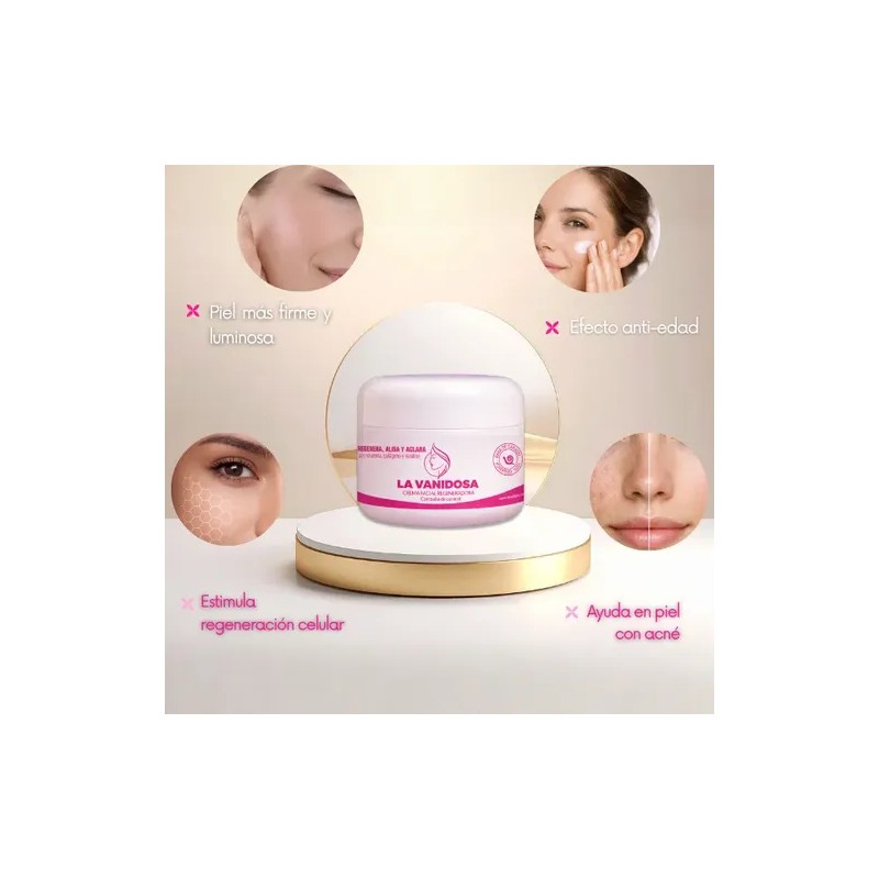Crema Facial La Vanidosa Pack 2 Baba De Caracol Y