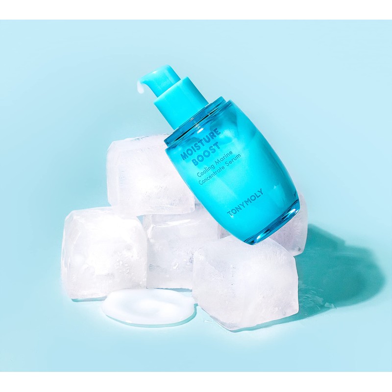 TONYMOLY Moisture Boost Hydrating Serum – Cooling Marine Concentrate with