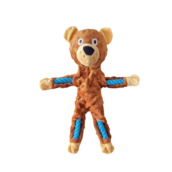 HUKNFC Large Interactive Dog Toys,Rope Dog Toys,Plush Squeaky Dog Toys,Chew