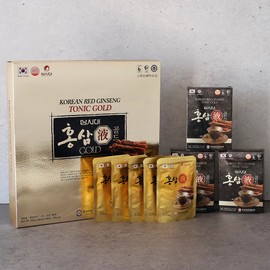 Red ginseng extract gold 30 packets 100% red ginseng extract paper gift packaging / 홍삼액 골드 30포 홍삼추출액 100% 종이 선물포장