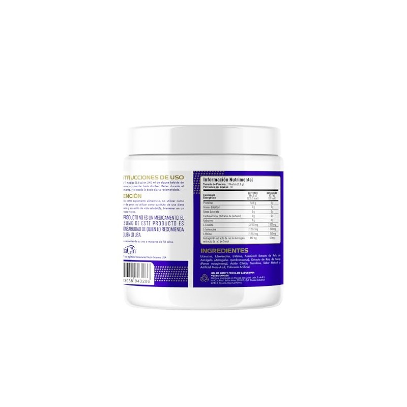 Signature Series Power Bcaa Suplemento Azucar Electrolitos Polvo Aminoácidos Hidratacion