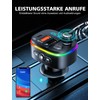 Mohard Bluetooth Adapter Auto, PD 18W&QC3.0 FM Transmitter Auto, 9