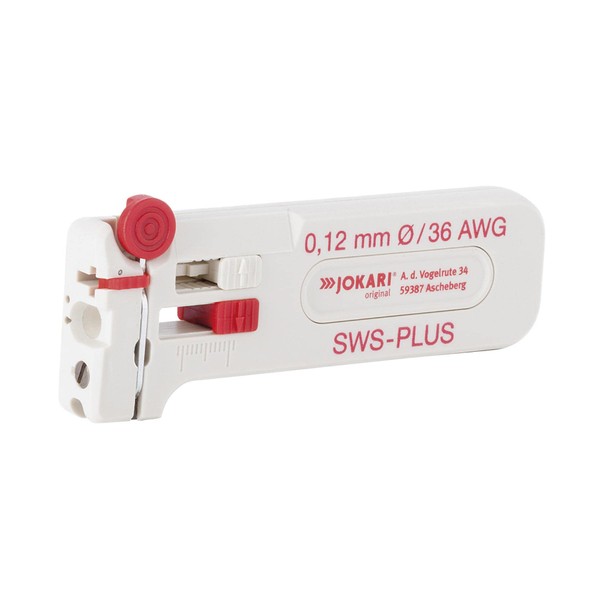 Jokari 40015 0.12 mm 36 AWG Diameter Mini-Precision Stripping Tool for Solid Cable and Stranded Wires - Multi-Coloured