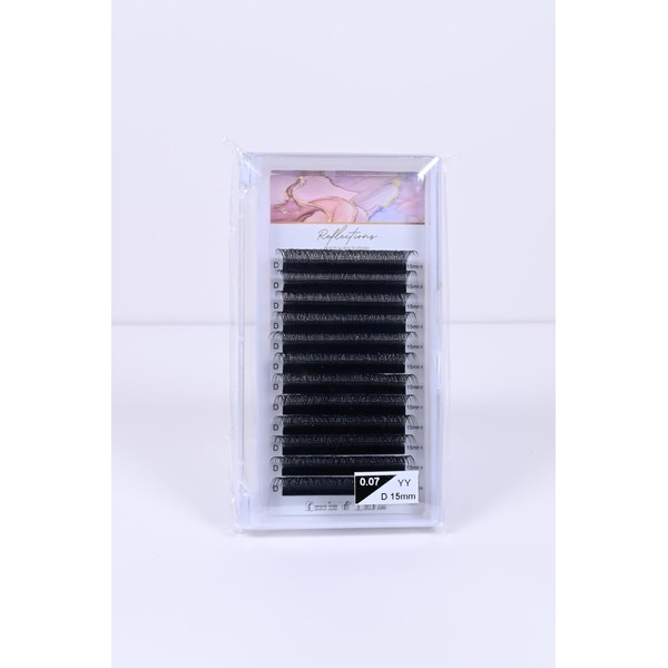 YY Eyelashes Extension Lashes Black Lash Volume Extension Easy Fans