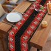 33 x 183 cm Table Runner Red Black Movie Night