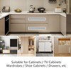 2pcs Cabinet Furniture Vent Covers,Louvered Ventilation Cover,Aluminium Alloy Ventilation Grille,Rectangle