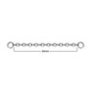 hengkaixuan G23 Titanium Across Nose Nose Piercing Nose Chain Tassel
