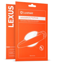 Luxshield Car Door Handle Protection Film for recessed grips for Lexus UX 1 (I) I 2019-2025 - Anti-Scratch Foil - Clear Paint Protection Film