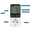 ASOFTY Humidity Controller Temperature Controller Socket, Digital Hygrostat Humidity Controller