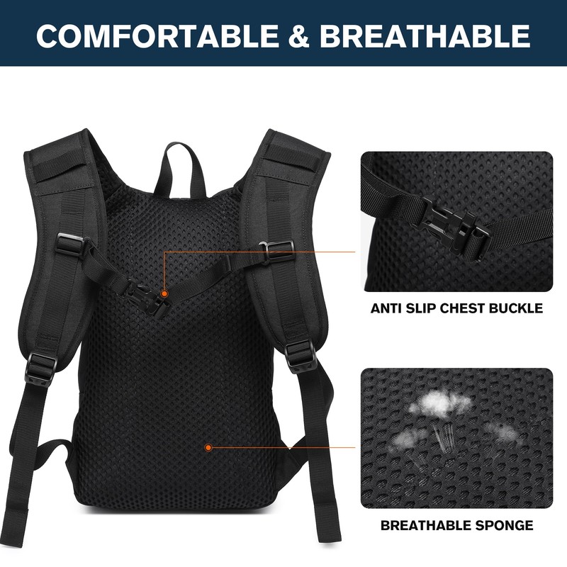 wotony Hydration Backpack with Water Bladder for Hiking Tactical Hydration