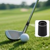 lasuroa 20pcs 370 Golf Tapered Ferrules, Black Golf Club Shaft