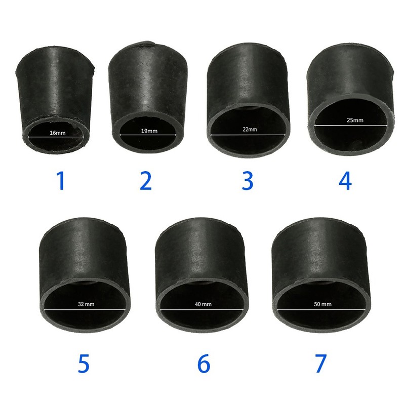 16 19 22 25 32 40 50mm Rubber Feet for